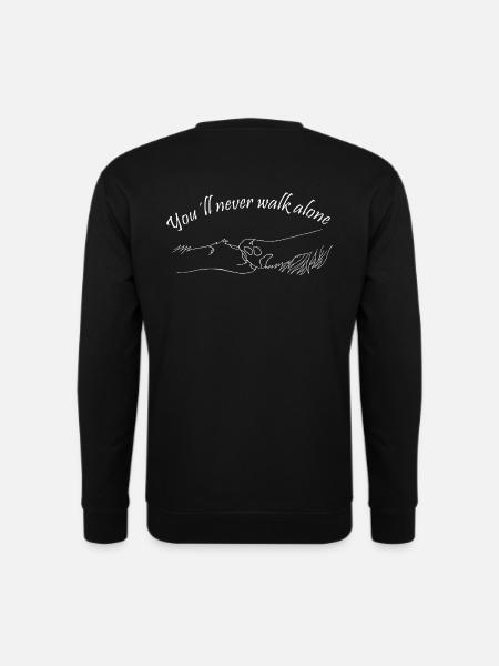 Pfotenliebe - Unisex Pullover - Schwarz