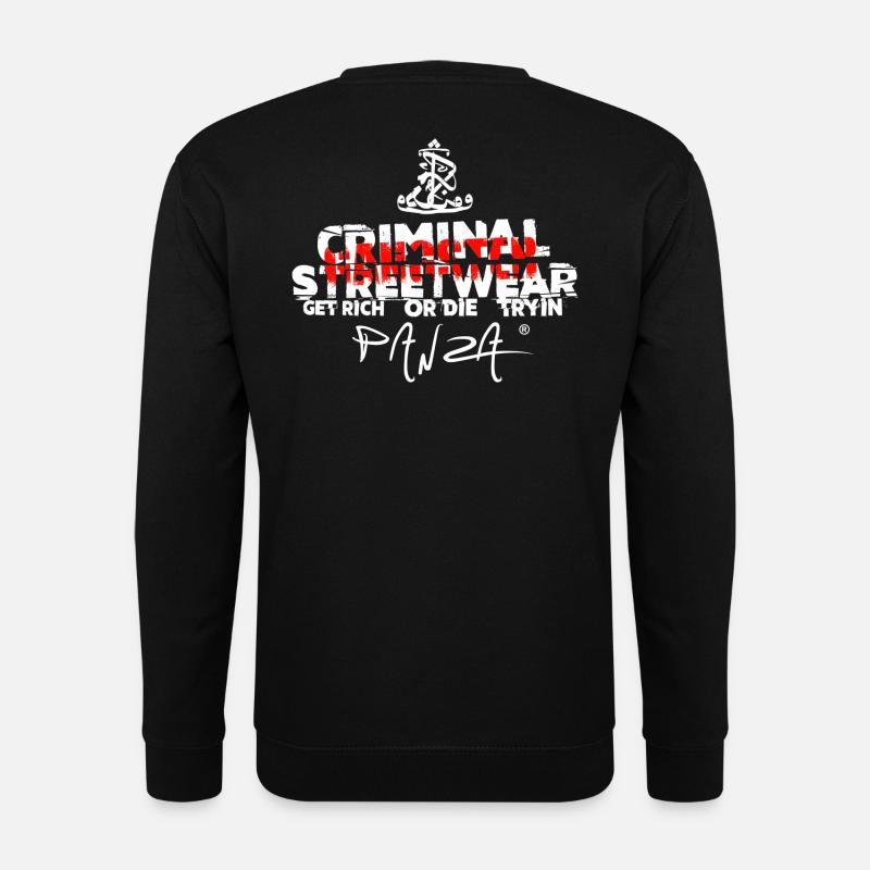 GETRICH RED - Unisex Pullover - Schwarz