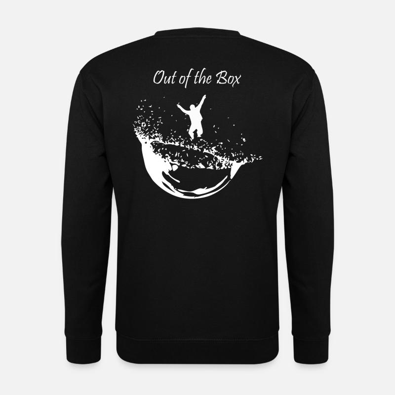 Out of the Box - Geschenkidee - Lustig - Unisex Pullover - Schwarz