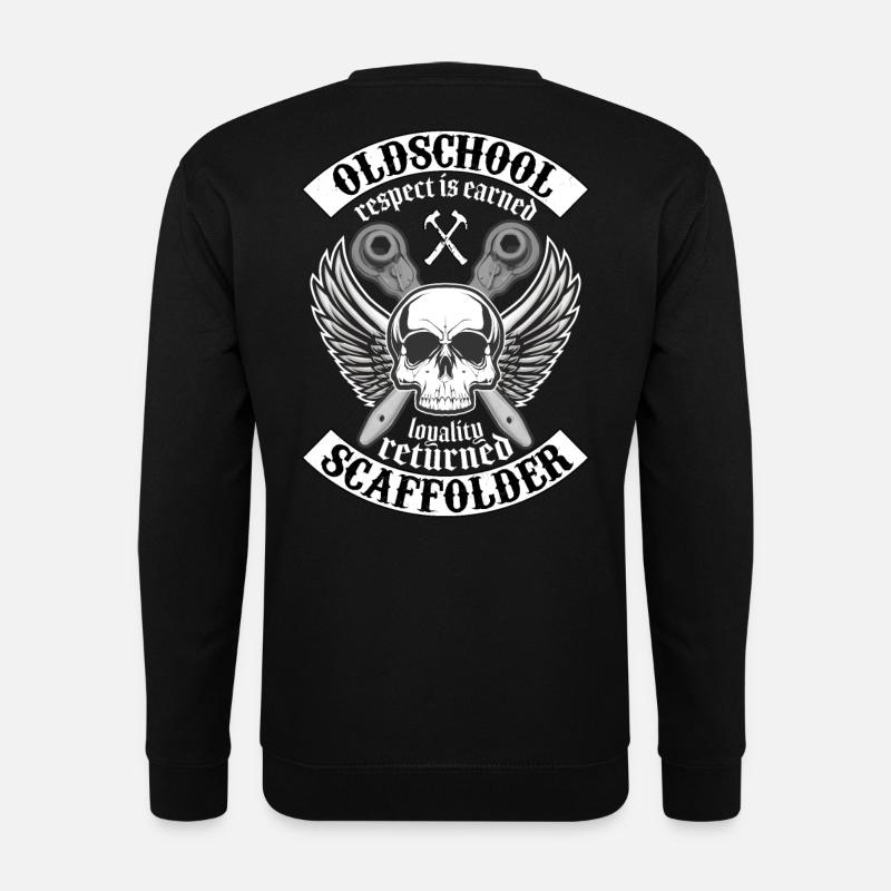 Oldschool Scaffolder Shirt - Unisex Sweatshirt - black