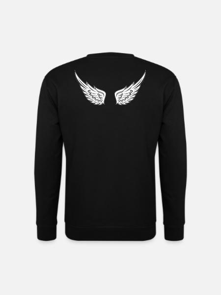 Angel wings - Unisex Sweatshirt - black
