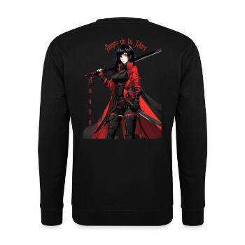 Anako - Sweat-shirt Unisexe - noir - Dos - Alina (178cm)