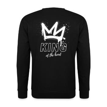 ROI de la hotte blanc - Sweat-shirt Unisexe - noir - Dos - Alina (178cm)