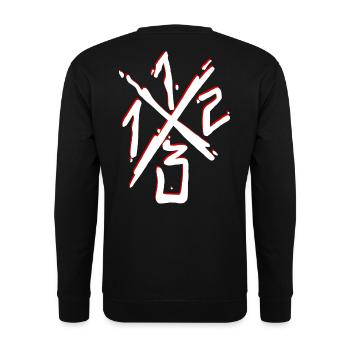 1312 - Unisex Pullover - Schwarz - Hinten - Alina (178cm)