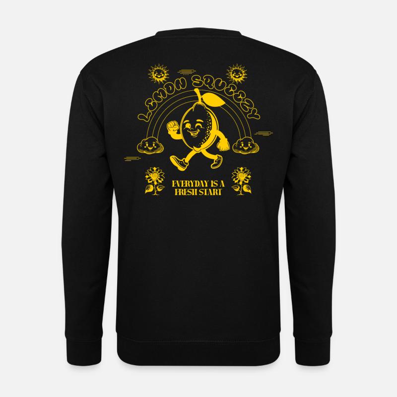 Lemon Squeezy Style Bande Dessinée Rétro - Sweat-shirt Unisexe - noir