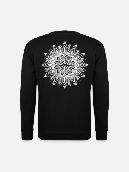 Weiss auf Egal - Unisex Pullover - Schwarz
