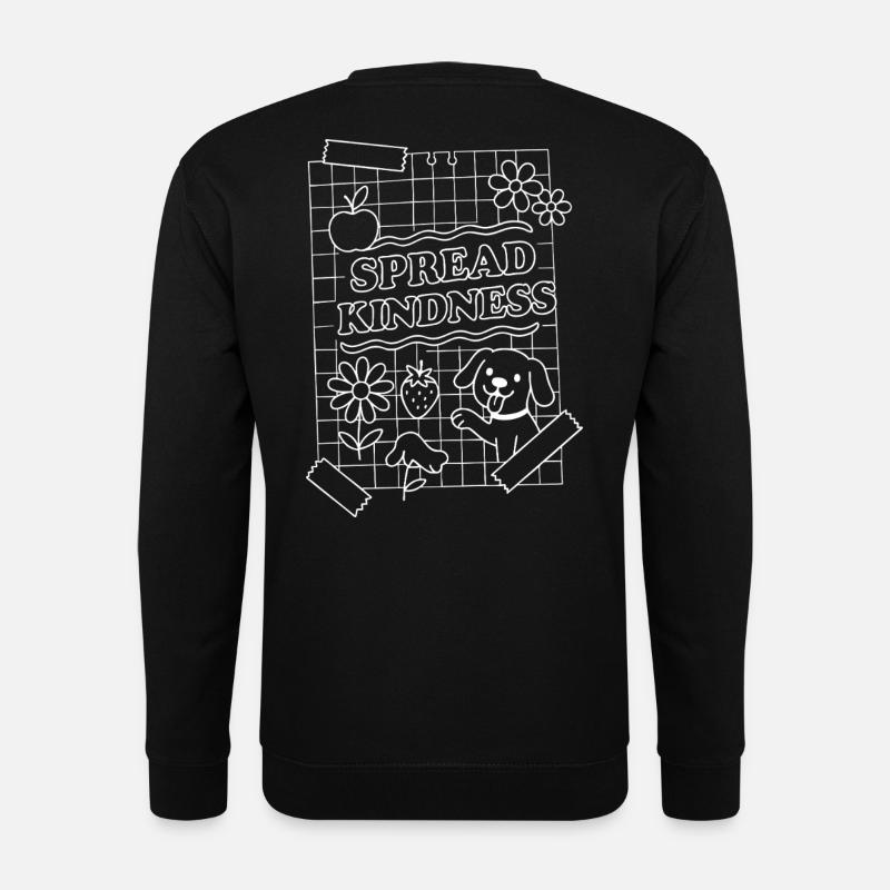 Spread Kindness (white) - Unisex Sweatshirt - black