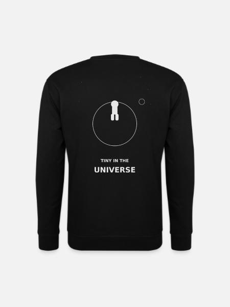 Tiny in the Universe - Unisex Sweatshirt - black