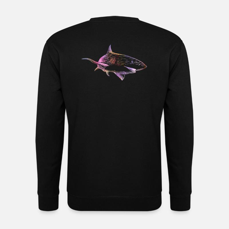 Shark color - Unisex Pullover - Schwarz
