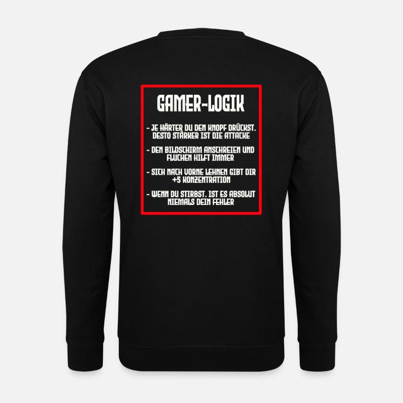 GAMER LOGIC - Unisex Sweatshirt - black