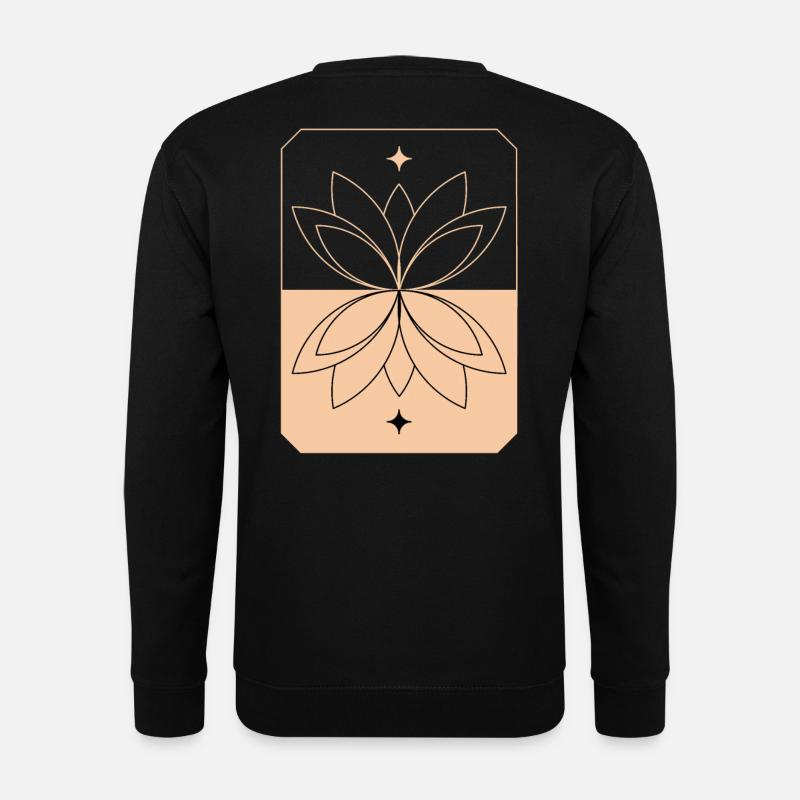 Lotus - Unisex Sweatshirt - black