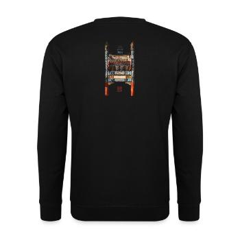 Chinesisch_Architektur en Sommerpalast_Yanyu 1750 - Sweat-shirt Unisexe - noir - Dos - Alina (178cm)
