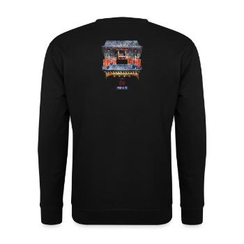 Chinesisch_Architektur_Himmelstempel_Huangqian - Sweat-shirt Unisexe - noir - Dos - Alina (178cm)