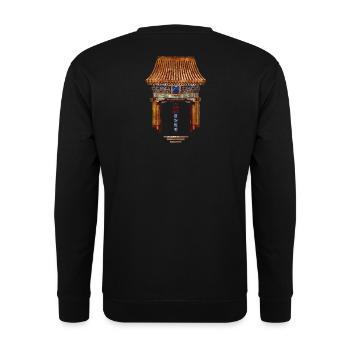 Chinese Style_1750 Paiyun Summerpalace - Unisex Sweatshirt - black - Back - Alina (178cm)