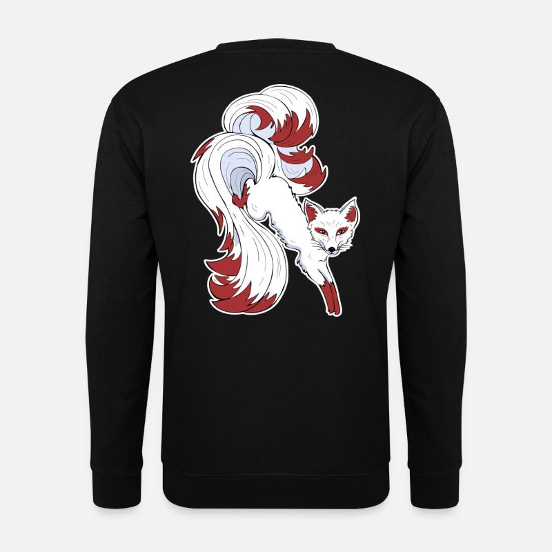 Nine-tailed fox - Unisex Sweatshirt - black