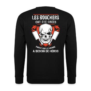 Tee Shirt Bouchers - Sweat-shirt Unisexe - noir - Dos - Alina (178cm)