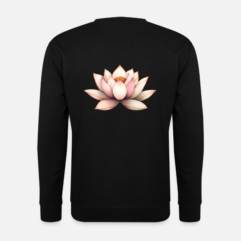 Lotusblüte - Unisex Pullover - Schwarz