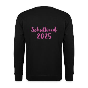 Schoolchild 2025 - Unisex Sweatshirt - black - Back - Alina (178cm)