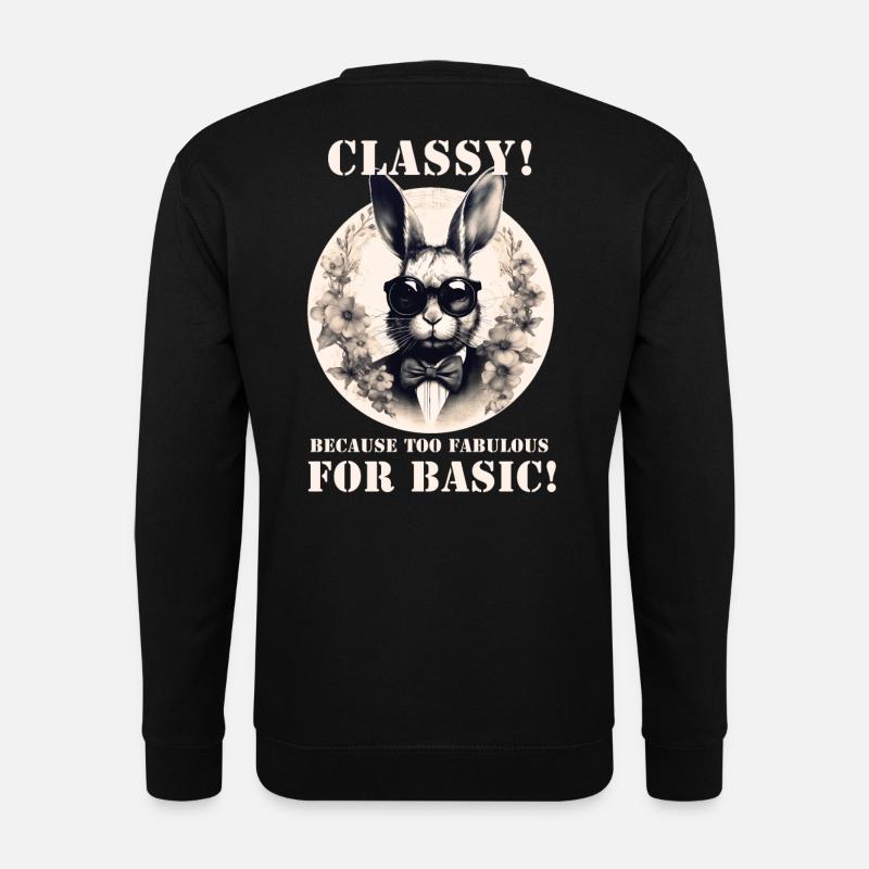 Cool Bunny - Unisex Sweatshirt - black