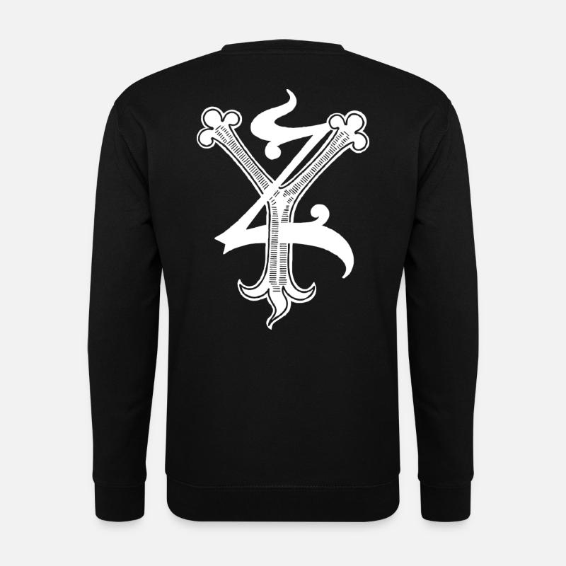 Lettres YZ Rapp art - Sweat-shirt Unisexe - noir