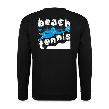 BEACH BOY - Sweat-shirt Unisexe - noir - Dos - Alina (178cm)
