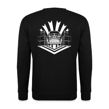 tekno 23 son voyageur - Sweat-shirt Unisexe - noir - Dos - Alina (178cm)