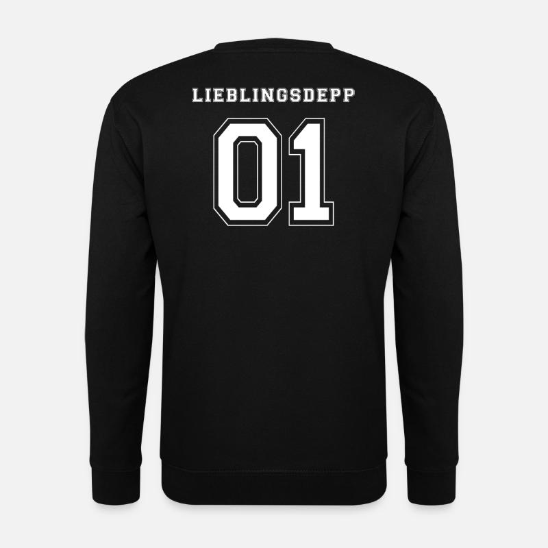 LIEBLINGSDEPP 01 - WHITE EDITION - Unisex Pullover - Schwarz