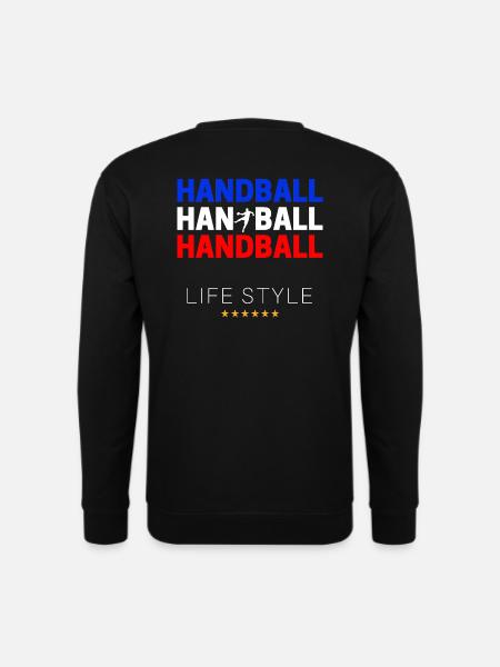 HANDBALL Life Style Bleu Blanc Rouge - Sweat-shirt Unisexe - noir
