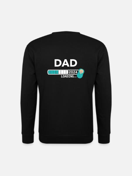 DAD 2024 loading... - Unisex Pullover - Schwarz