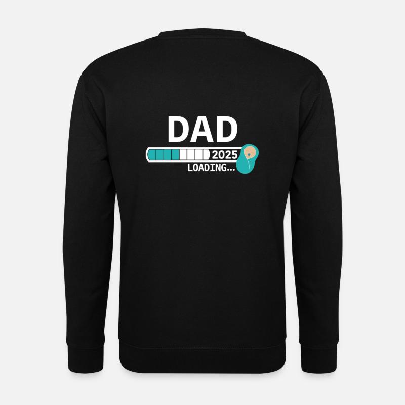 Dad 2025 loading... - Unisex Sweatshirt - black