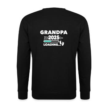Grand-père 2025 - Sweat-shirt Unisexe - noir - Dos - Michal (187cm)