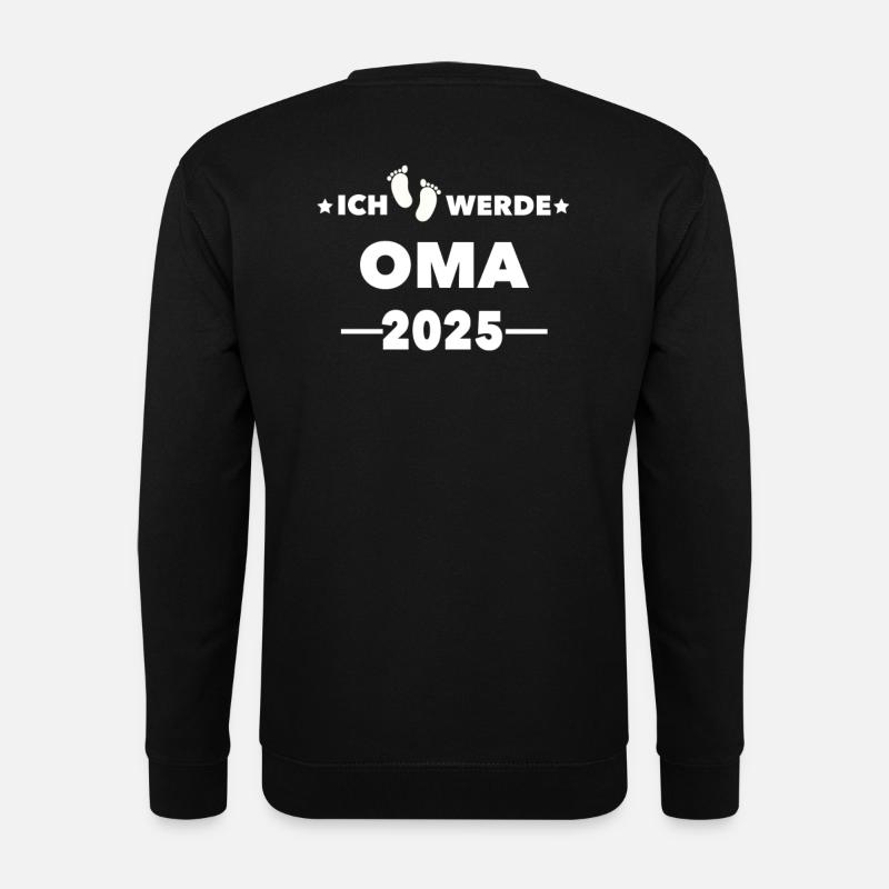 Ich werde Oma 2025 - Unisex Pullover - Schwarz