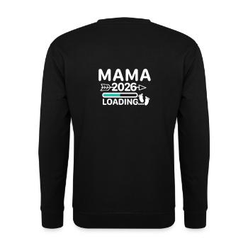 Mama 2026 Schwangerschaftsgeschenk - Unisex Pullover - Schwarz - Hinten - Alina (178cm)
