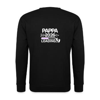 Pappa 2026 Baby Feet - Unisex Sweatshirt - black - Back - Alina (178cm)