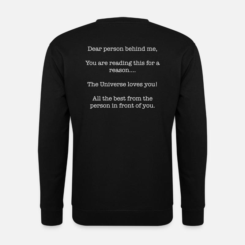 L’univers vous aime - Sweat-shirt Unisexe - noir