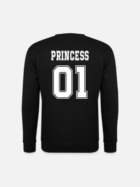 famille assorti, Family King Queen Prince Princess - Sweat-shirt Unisexe - noir