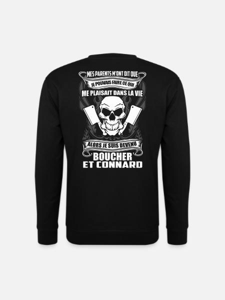 Tee Shirt Boucher - Sweat-shirt Unisexe - noir