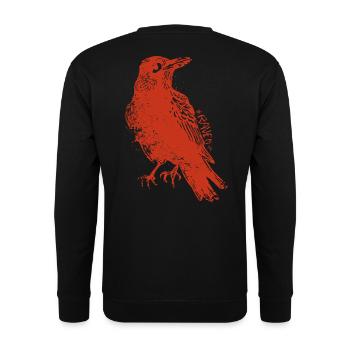 The Raven - Der Rabe Grungy - Unisex Sweatshirt - black - Back - Alina (178cm)