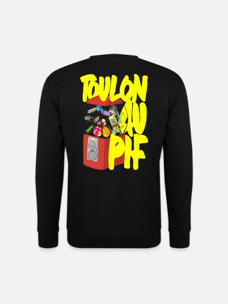 Toulon im Pif - Unisex Pullover - Schwarz