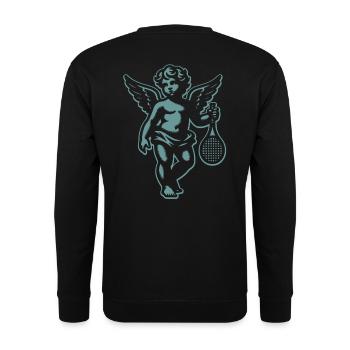 Tennis Angel Cherub Réanimation Renaissance Rétro - Sweat-shirt Unisexe - noir - Dos - Alina (178cm)