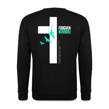 Croix Pardonnée & Oiseaux Volants - Sweat-shirt Unisexe - noir - Dos - Michal (187cm)