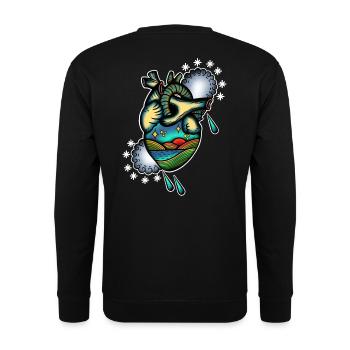 Landscape - Sweat-shirt Unisexe - noir - Dos - Alina (178cm)