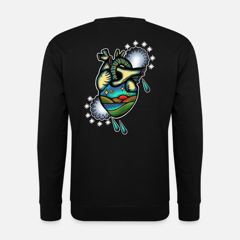 Landschaft - Unisex Pullover - Schwarz