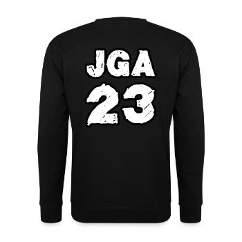 JGA 2023 23 - Unisex Pullover - Schwarz - Hinten - Michal (187cm)
