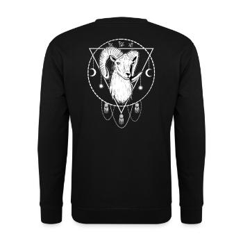 Aries Occultism - Unisex Sweatshirt - black - Back - Alina (178cm)