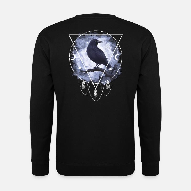Raven Crow Gothic - Unisex Sweatshirt - black