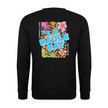 Der Sommer in der Bucht von La Baule ist gut in der Bretagne - Unisex Pullover - Schwarz - Hinten - Alina (178cm)