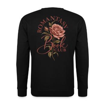 Romantasy Book Club - Unisex Pullover - Schwarz - Hinten - Michal (187cm)