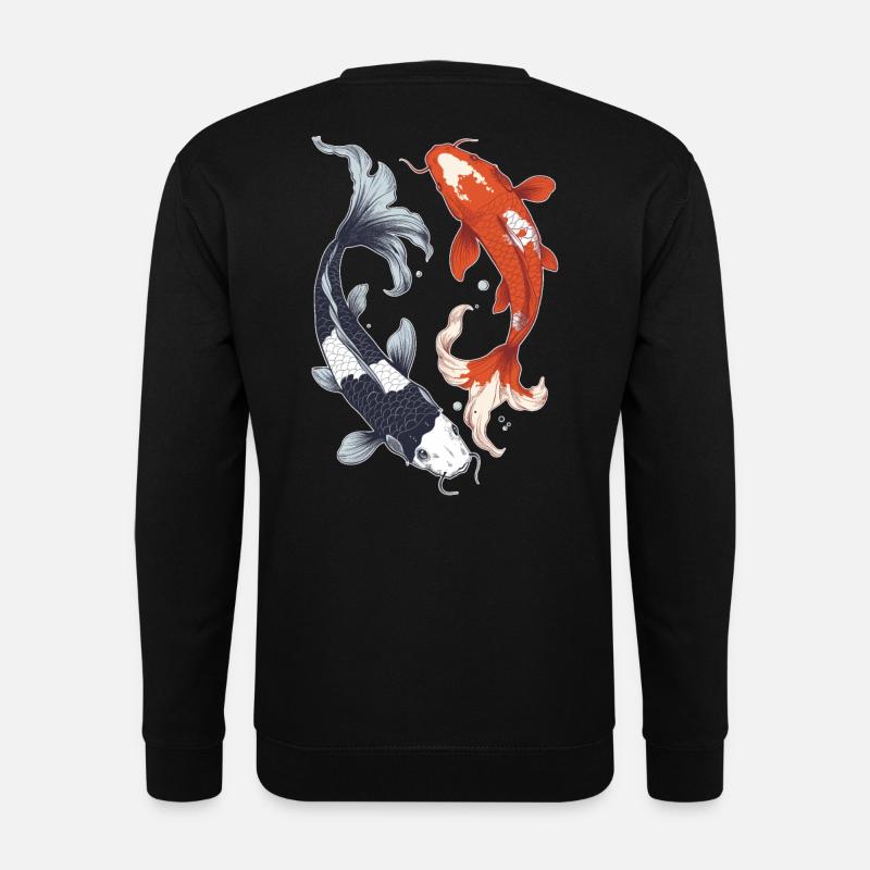 Koi Carp - Unisex Sweatshirt - black