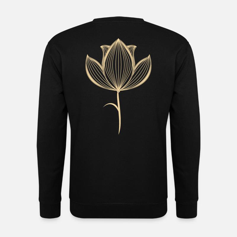 Lotusblüte - Unisex Pullover - Schwarz